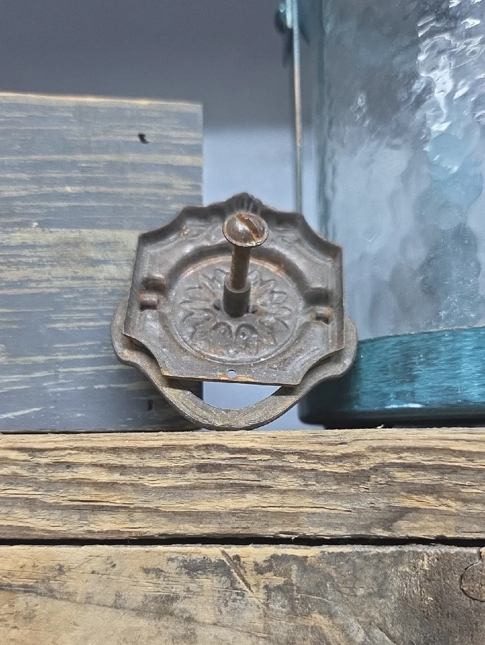 Vintage 1920's-30's Metal Drawer Pull